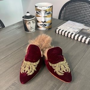 Italy Designer Fur Slippers